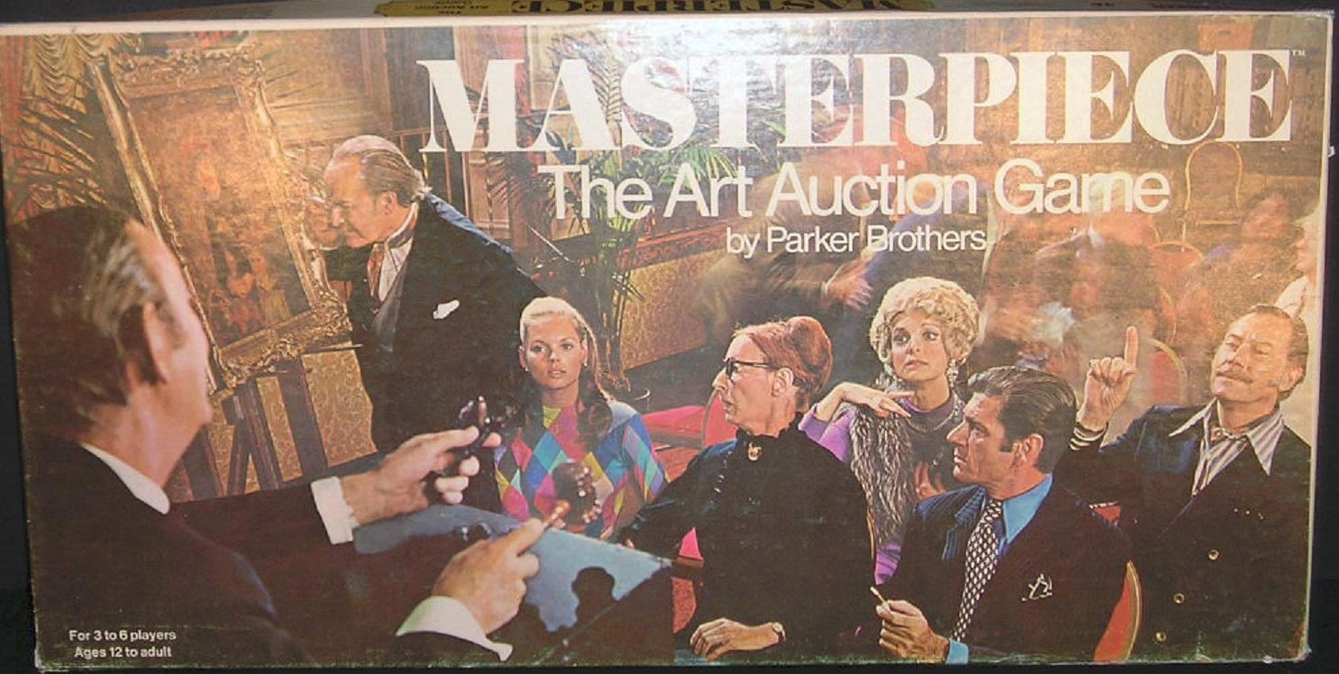 Parker Brothers Masterpiece: the Classic Art Auction Game