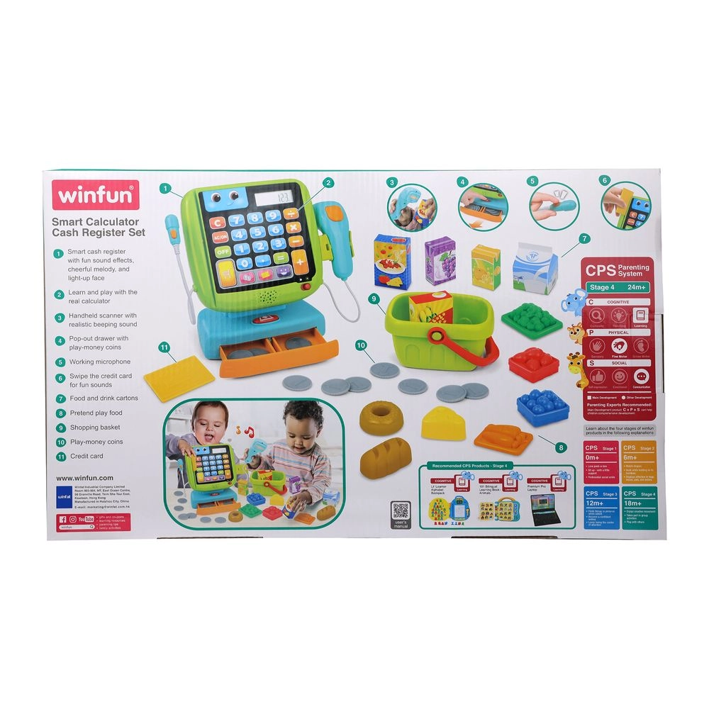 Smart Calculator Cash Register Set - 3 Years & Above 25 pieces