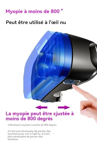 VR Glasses - 120 Degrees Black