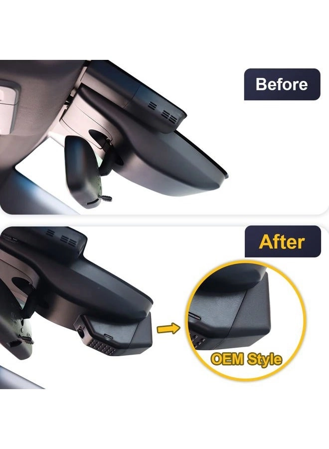 4K Dash Cam - 2160P 30fps for Lexus ES350 ES300h F Sport ES250 2019 2020 2021 2022 2023