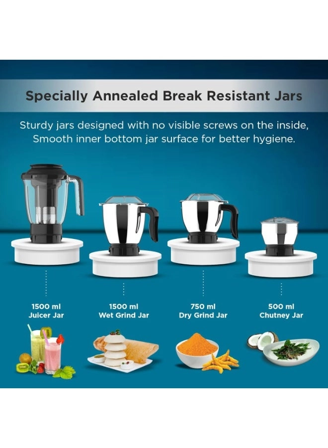 Magneto Mixer Grinder - 1.5 L 1000 W