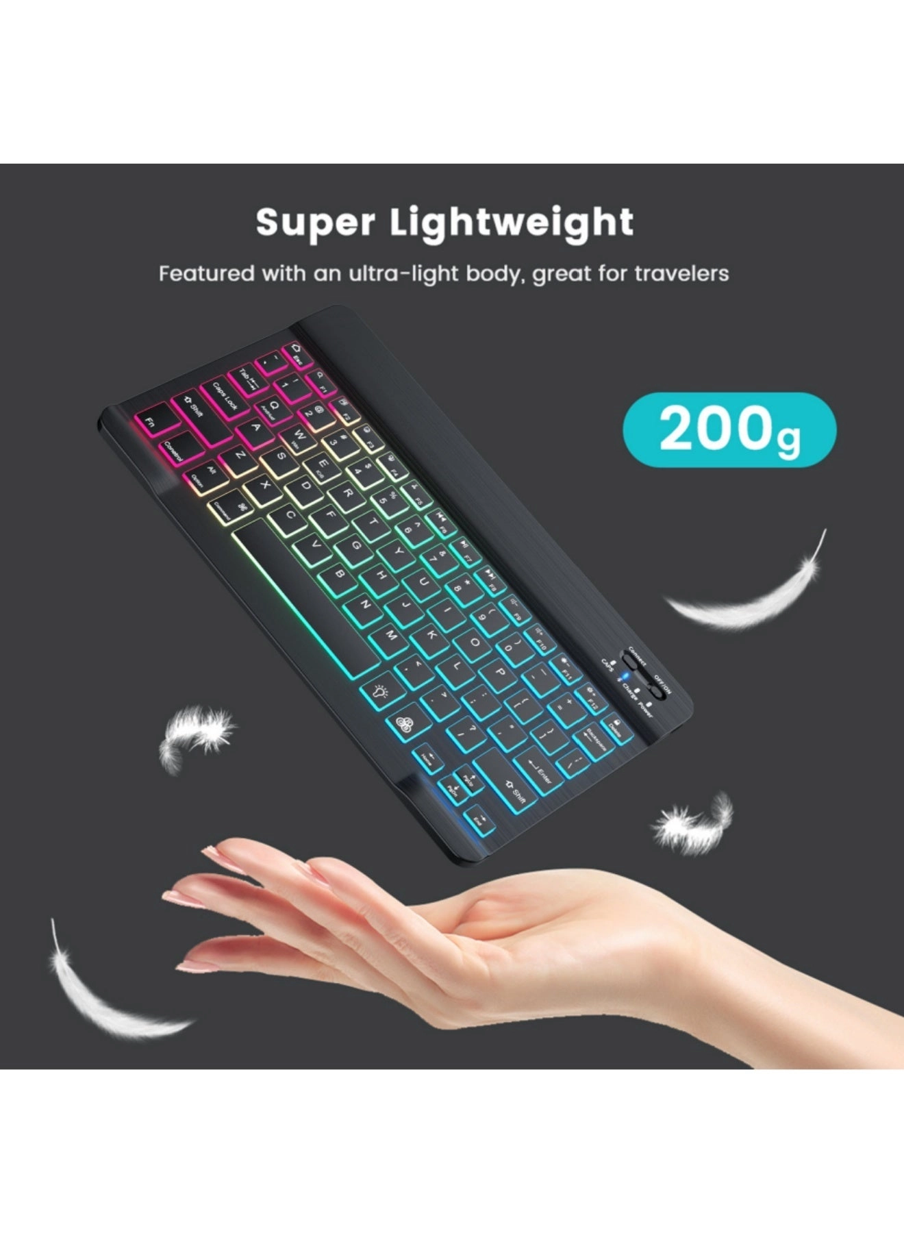 Bluetooth Keyboard and Mouse - AR/EN Wireless