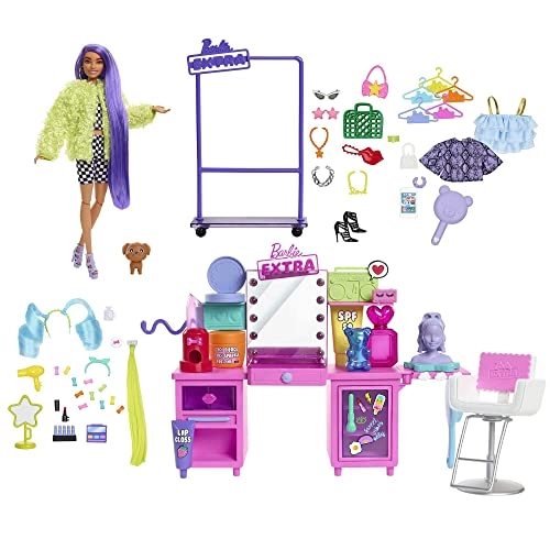 Barbie Extra - Doll Playset 45+ pieces Multi Colour Ages 3+