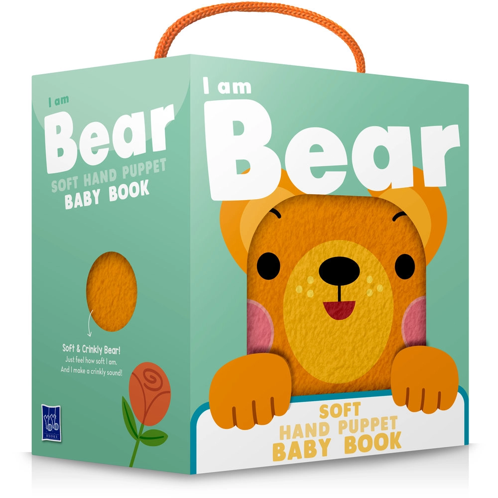 Yoyo Books Soft Hand Puppet Bear Cloth Book