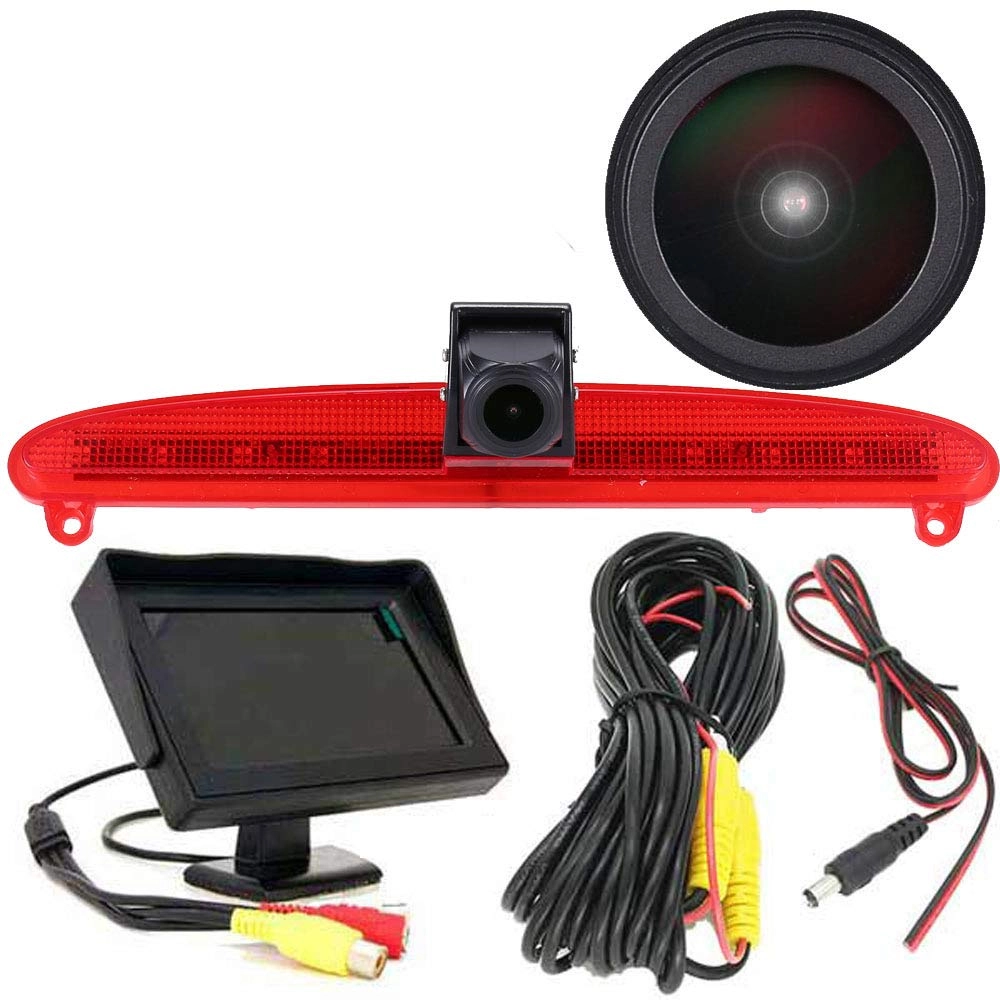sedodogo TFT LCD monitor - 4.3 inch + car rear view camera - Night vision Wireless 1280 x 720