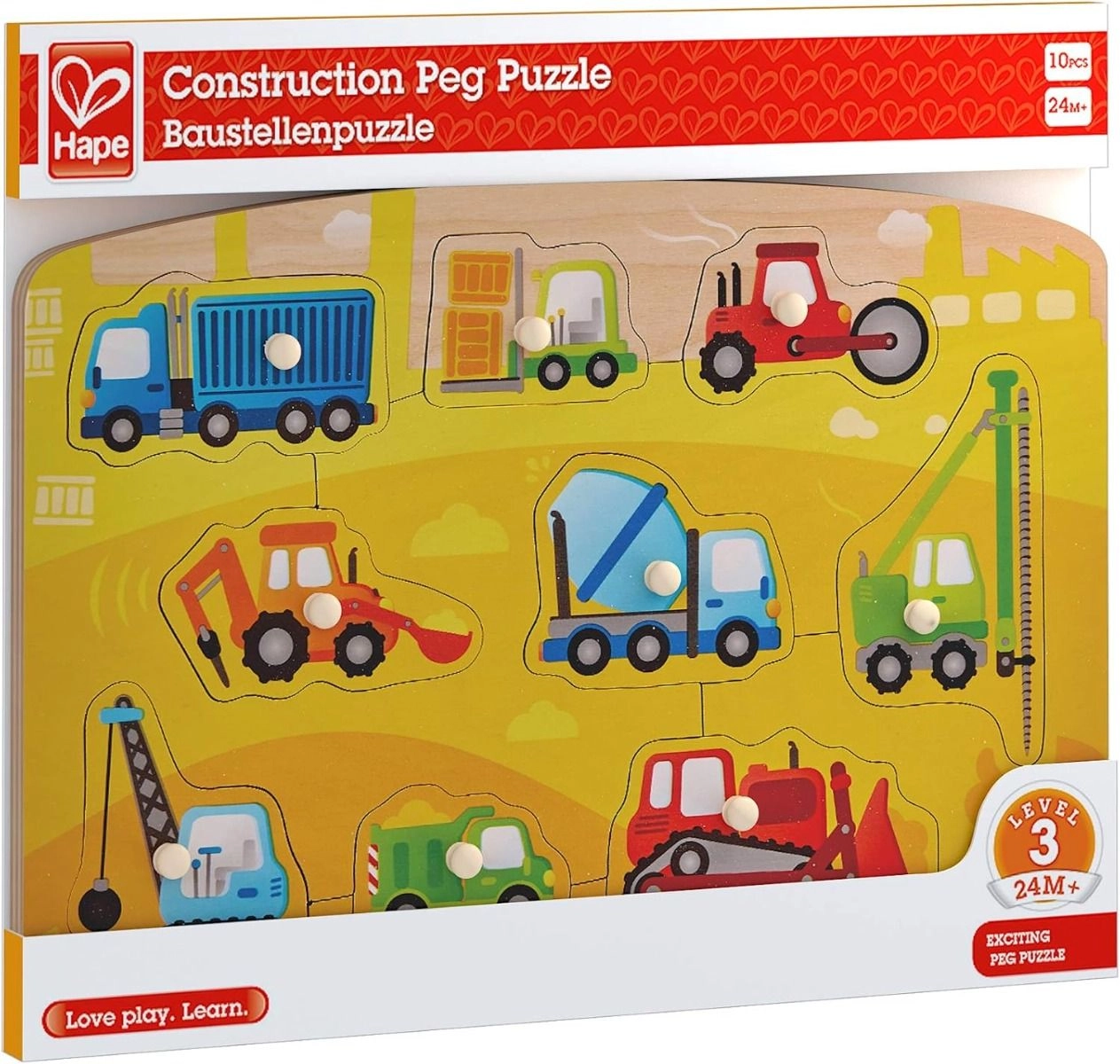 Emergency Peg Puzzle - Suitable for 12 months & above