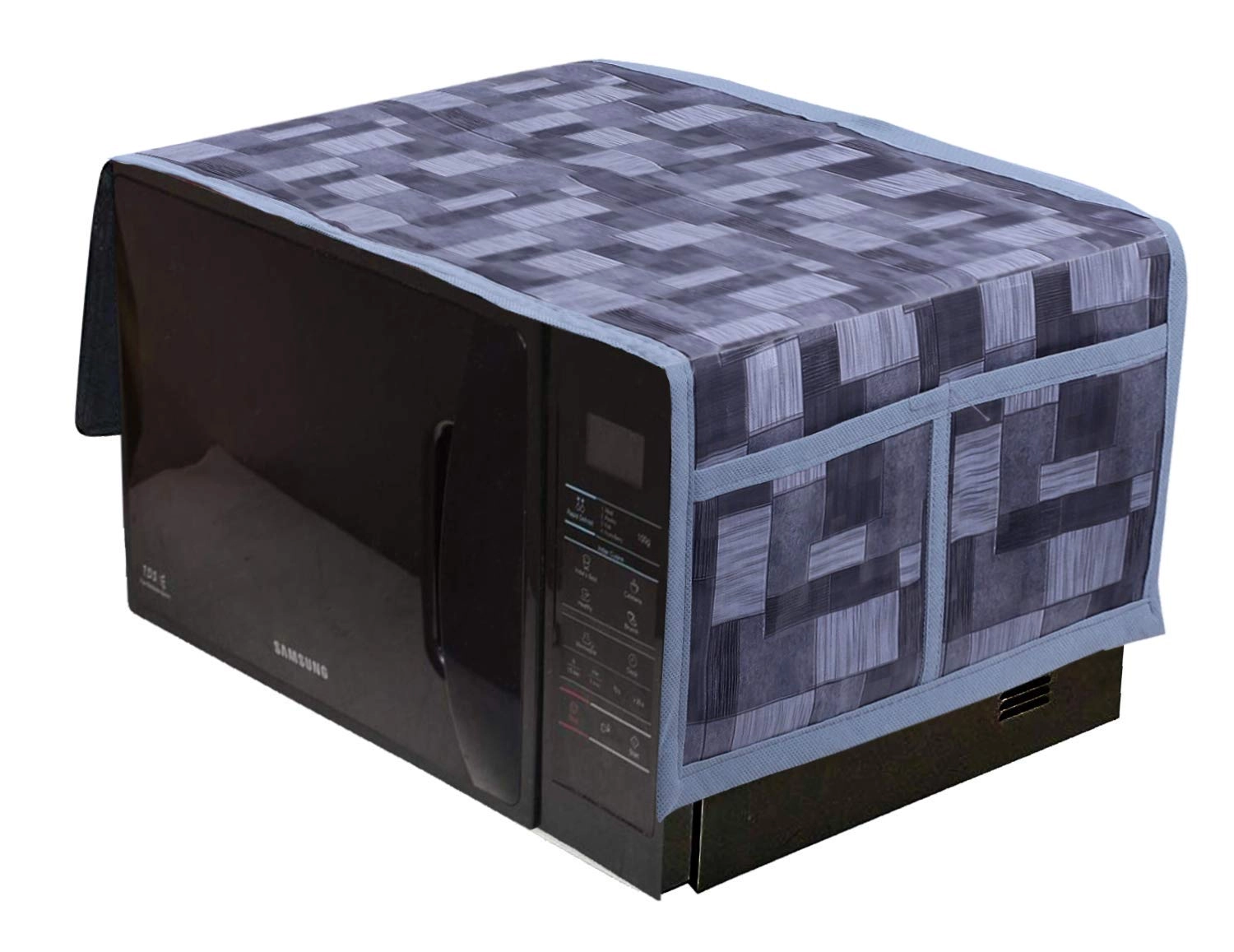 Microwave Oven Top Cover - Blue PVC 106 x 47 x 1 Cm