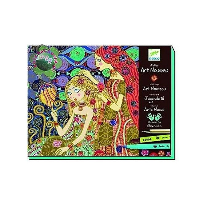 DJECO Art Nouveau Workshop - felt brushes