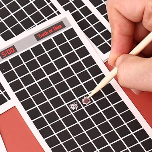 Minesweeping Scratch Off Cards - 18 Cards Pack 18 months and up English