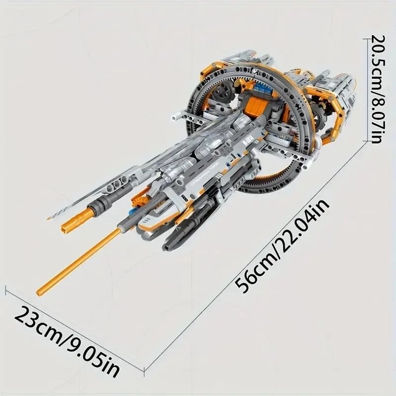 Aircraft Building Blocks - 1184 pcs