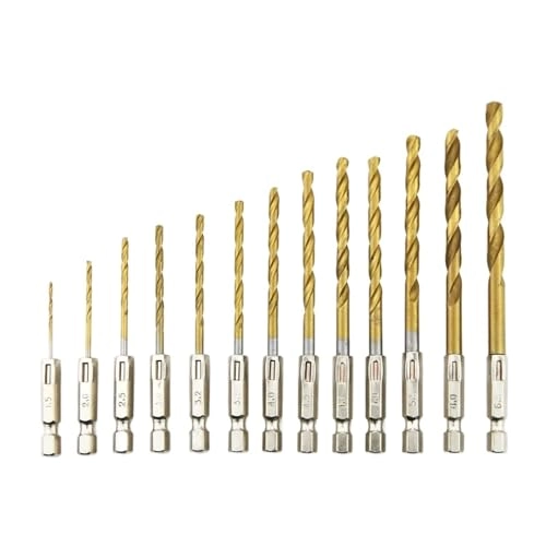 drill bits - 13 pieces 1 ~ 13 mm