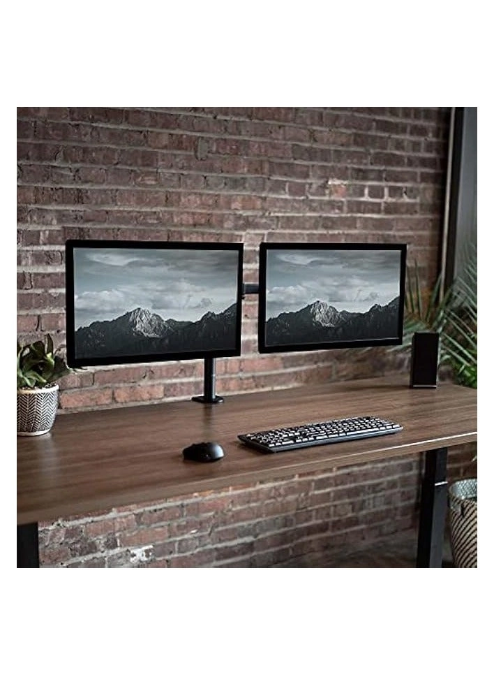 Dual LCD Monitor Desk Mount Stand - 2 27in