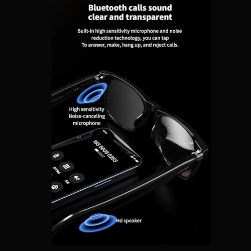 AI Smart Glasses - Bluetooth 5.2 Translation