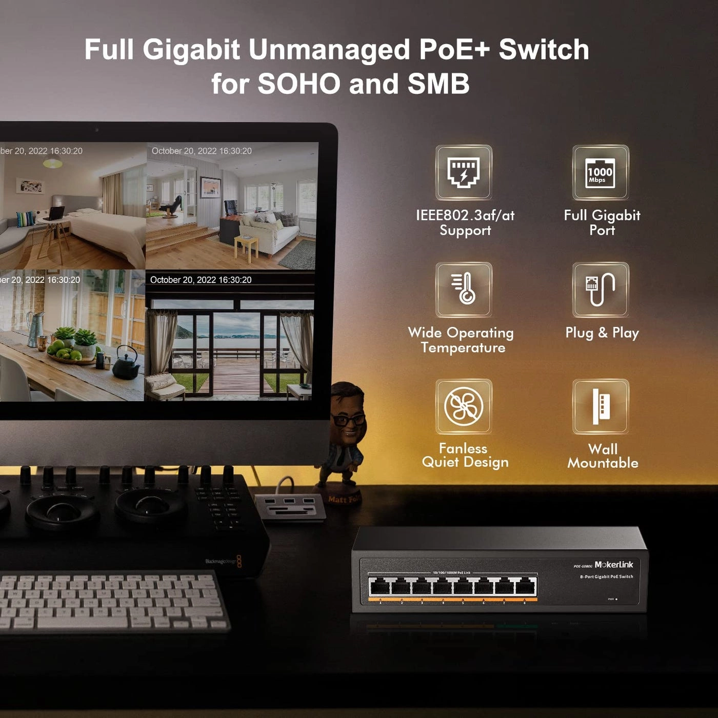 Ethernet Switch 8-ports