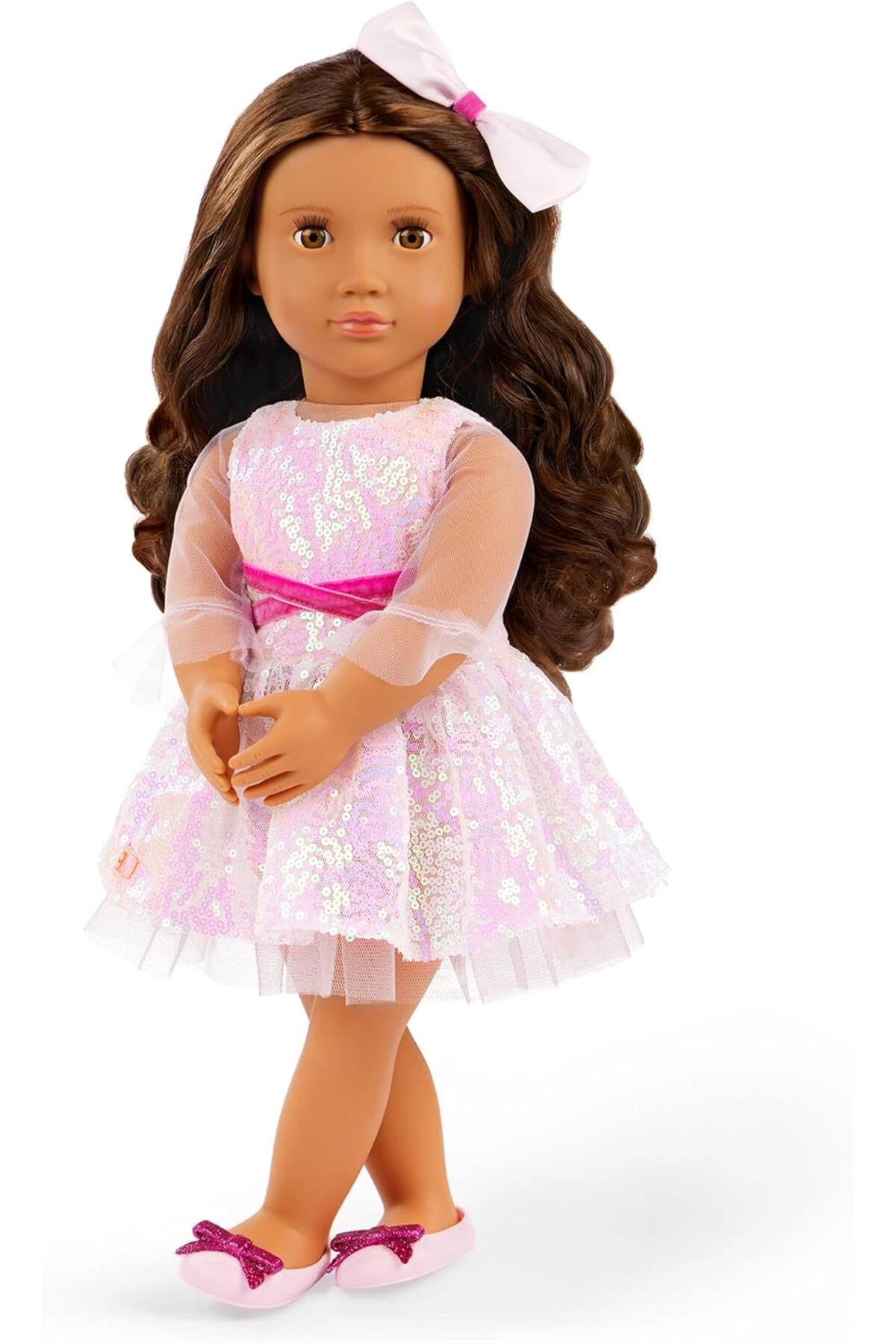 COLOR LAND CHILDRENS TOYS CENTER LLC Katia Holiday Doll - 18-inch Soft-bodied Sequin Dress Ages 3+