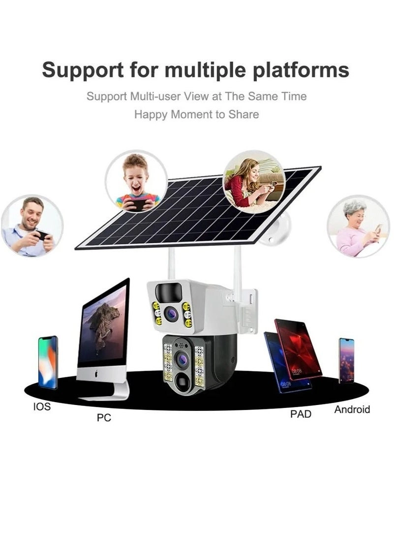 4G Smart Solar Security Camera 8MP