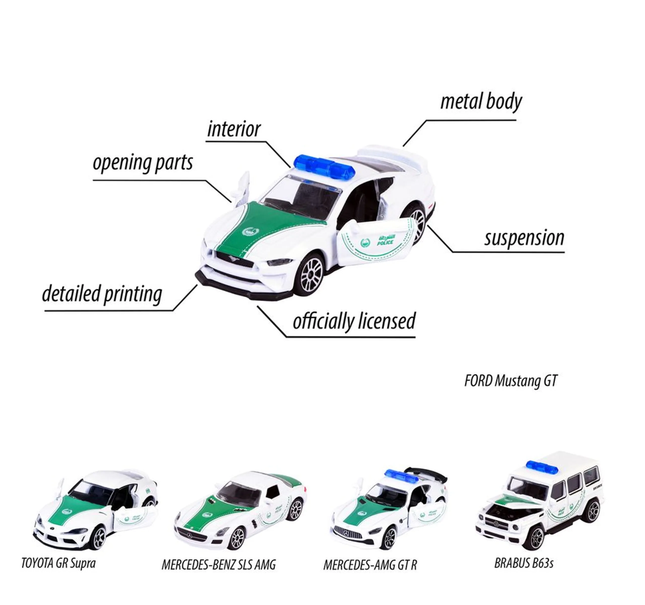 Dubai Police - Delxue Series Single Pack