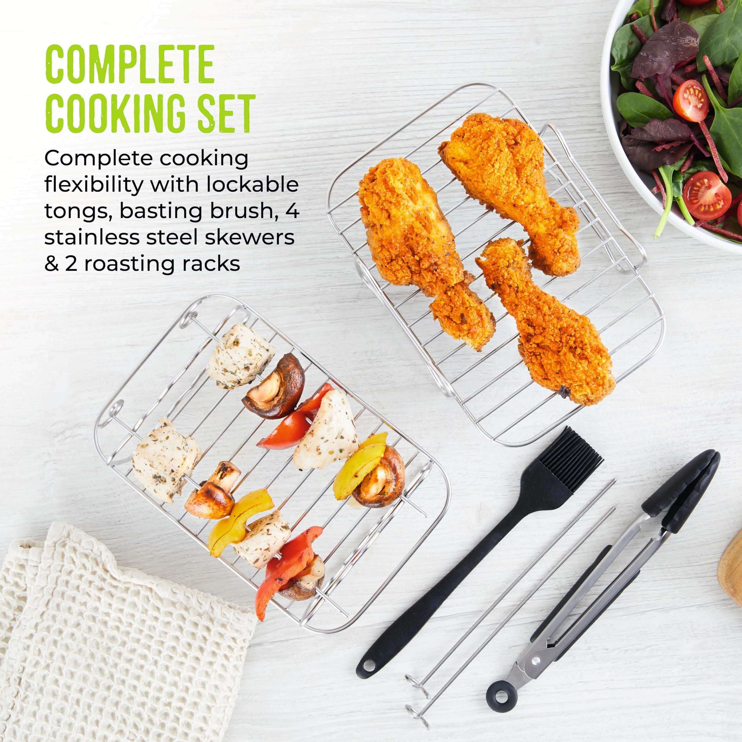 T843096 - Silicone Stainless Steel 8pc