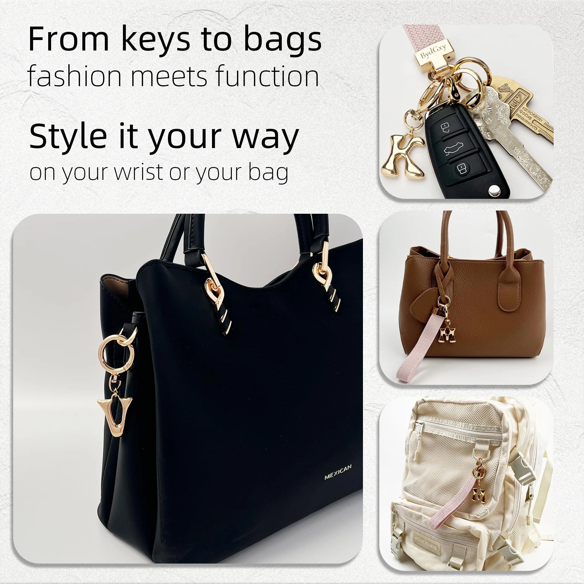 Initial Keychain - Letter