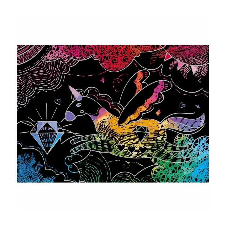 Mini Scratch Book Unicorns - 3+ years