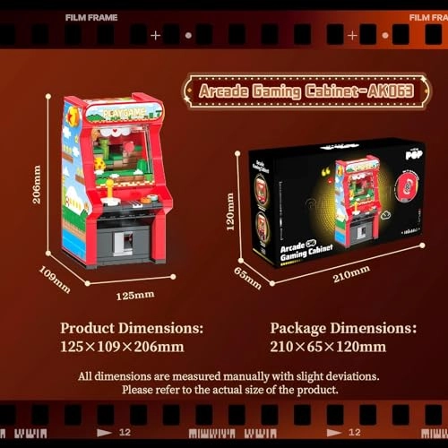 Instant Print Camera + Retro Turntable + Vintage Film Projector + Arcade Gaming Cabinet