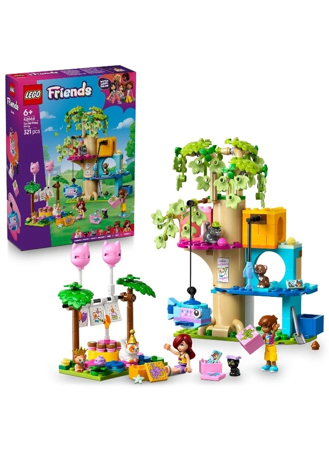 LEGO Friends Cat Birthday Party & Tree House (42666)