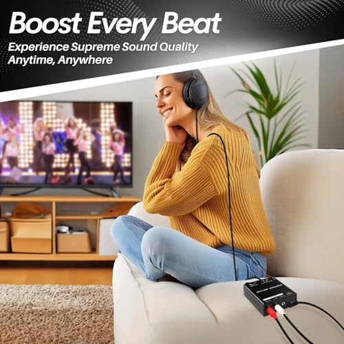 Headphone Amplifier - RCA Input 3.5mm 6.3mm Output