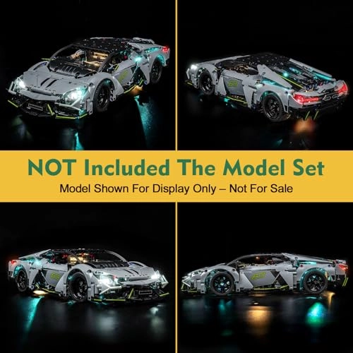 Light kit Compatible with Lego 42214 Lamborghini Revuelto Super Sports Car - Movie