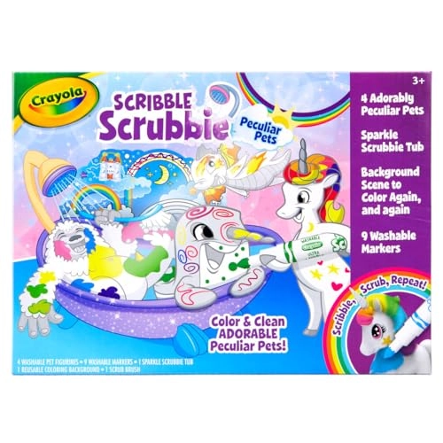 Scribble Scrubbie Peculiar Pets - 3+ years 17 pcs