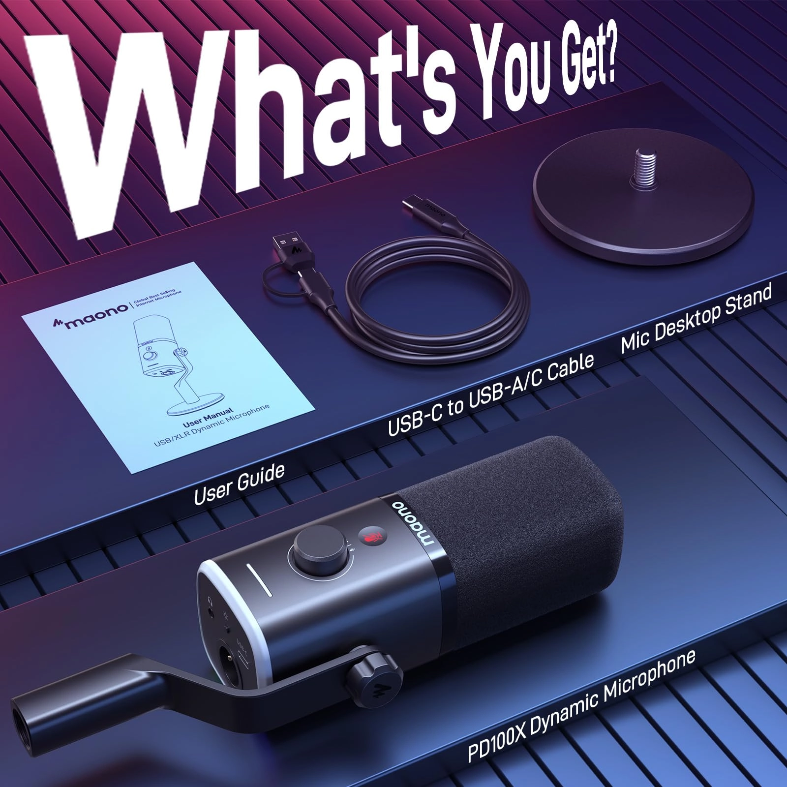 PD100X USB+XLR Microphone