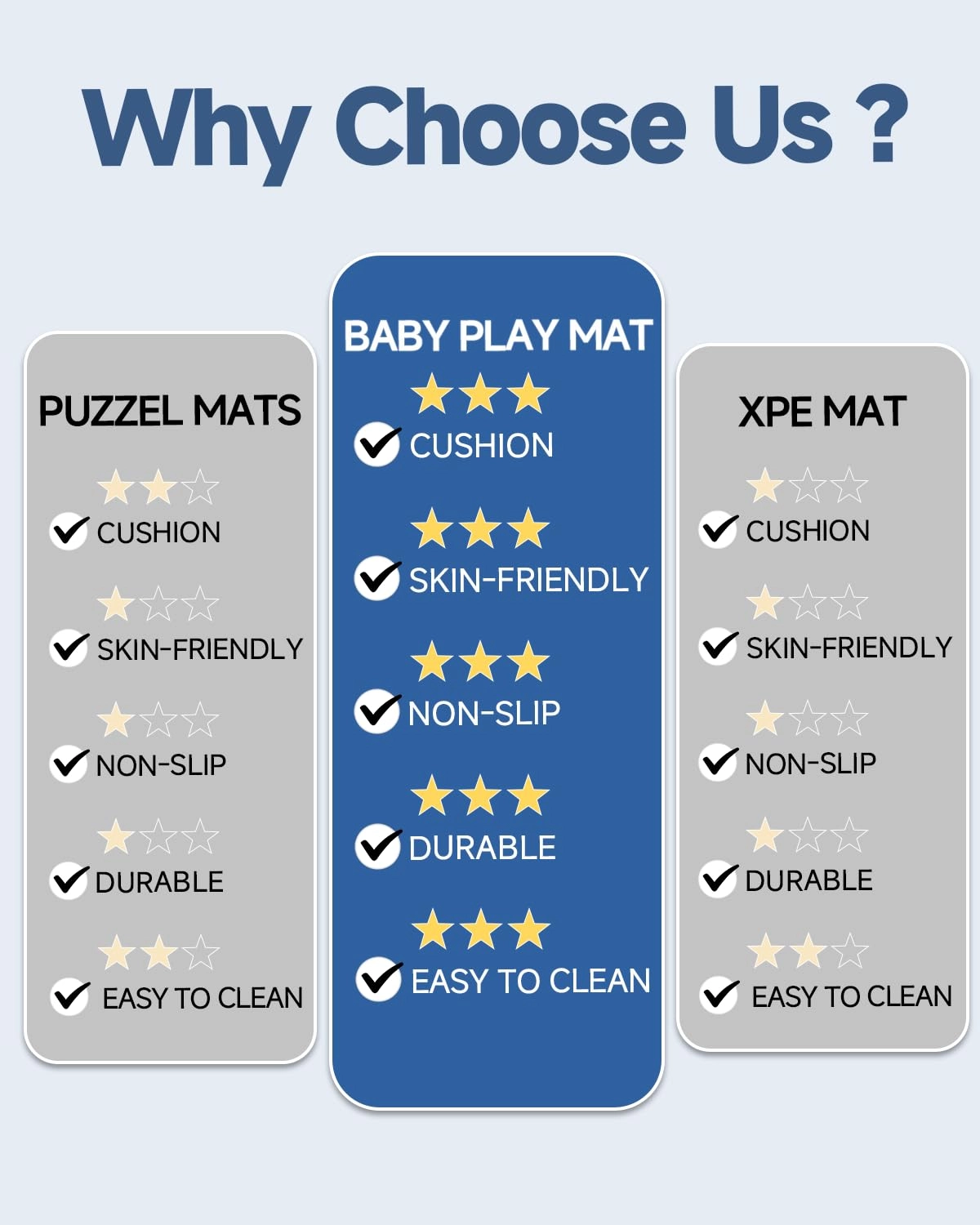 Baby Play Mat - 50x50 Green