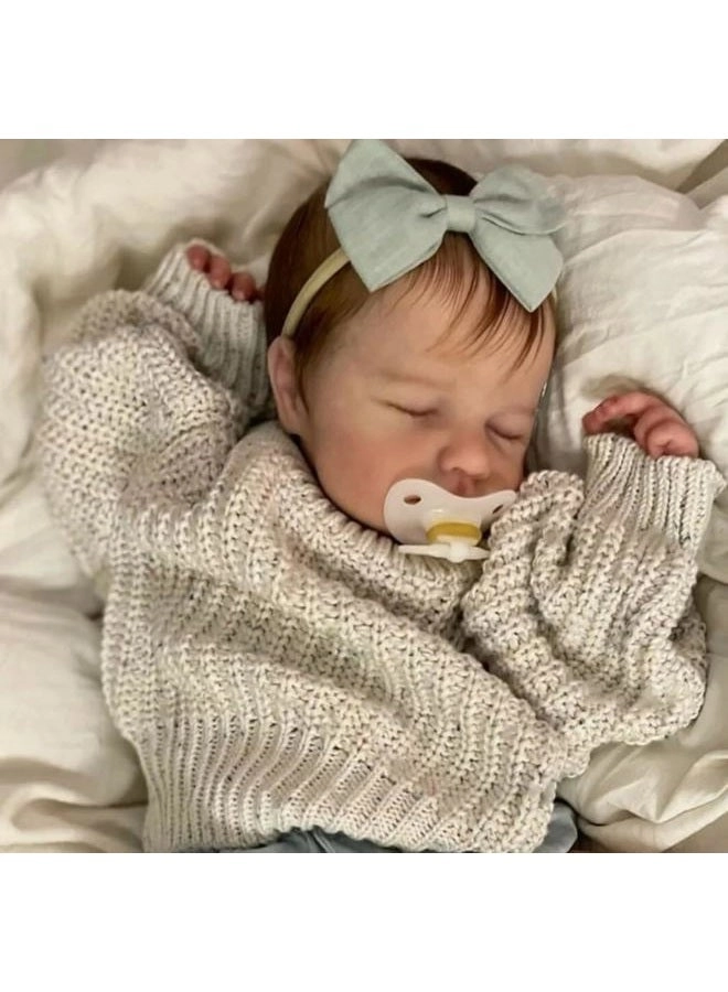 LouLou Reborn Baby Doll - 20 inches Silicone Vinyl Girl Ages 3+