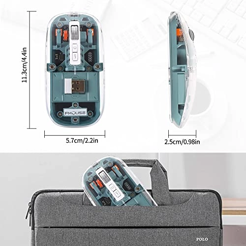 Slim Rechargeable Silent Mouse - Wireless