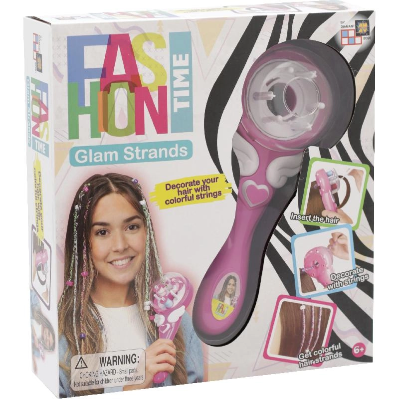 TOY TRIANGLE Fashion Time Hair Glam Strands - Craft Activity Kit