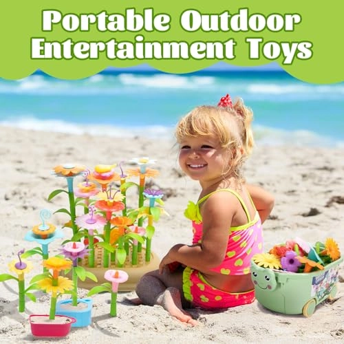 Flower Garden Toy - 36 months - 8 years 98 pieces