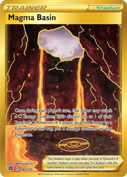 Pokémon Magma Basin 185/172 - Brilliant Stars