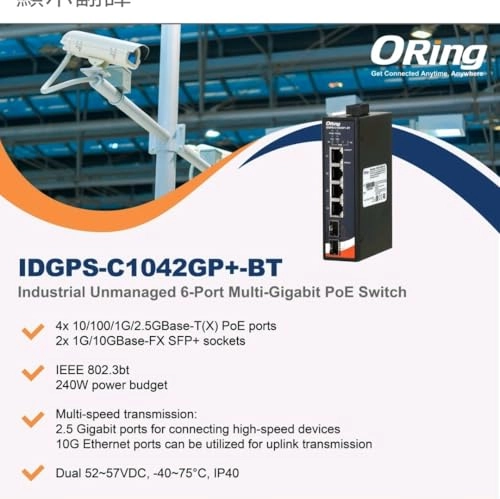 IDGS-C1042GP+ 6-ports