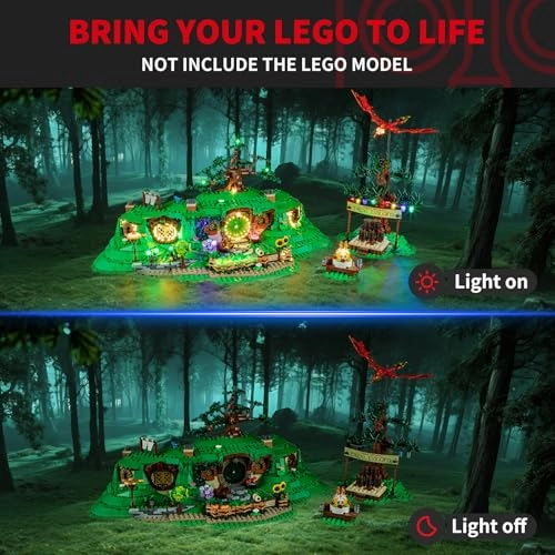 Light for LEGO The Lord of the Rings: The Shire 10354 - Plastic