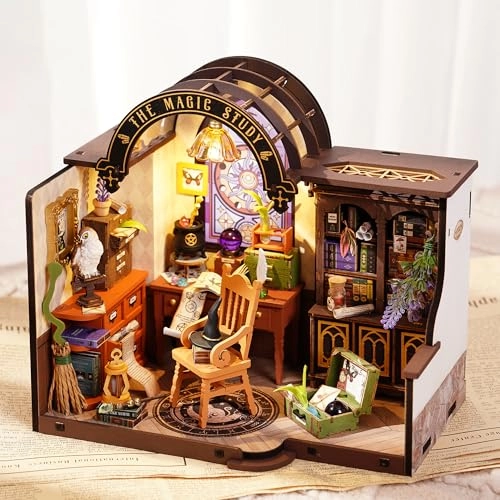 The Magic Study - DIY Miniature House Kit LED Lights
