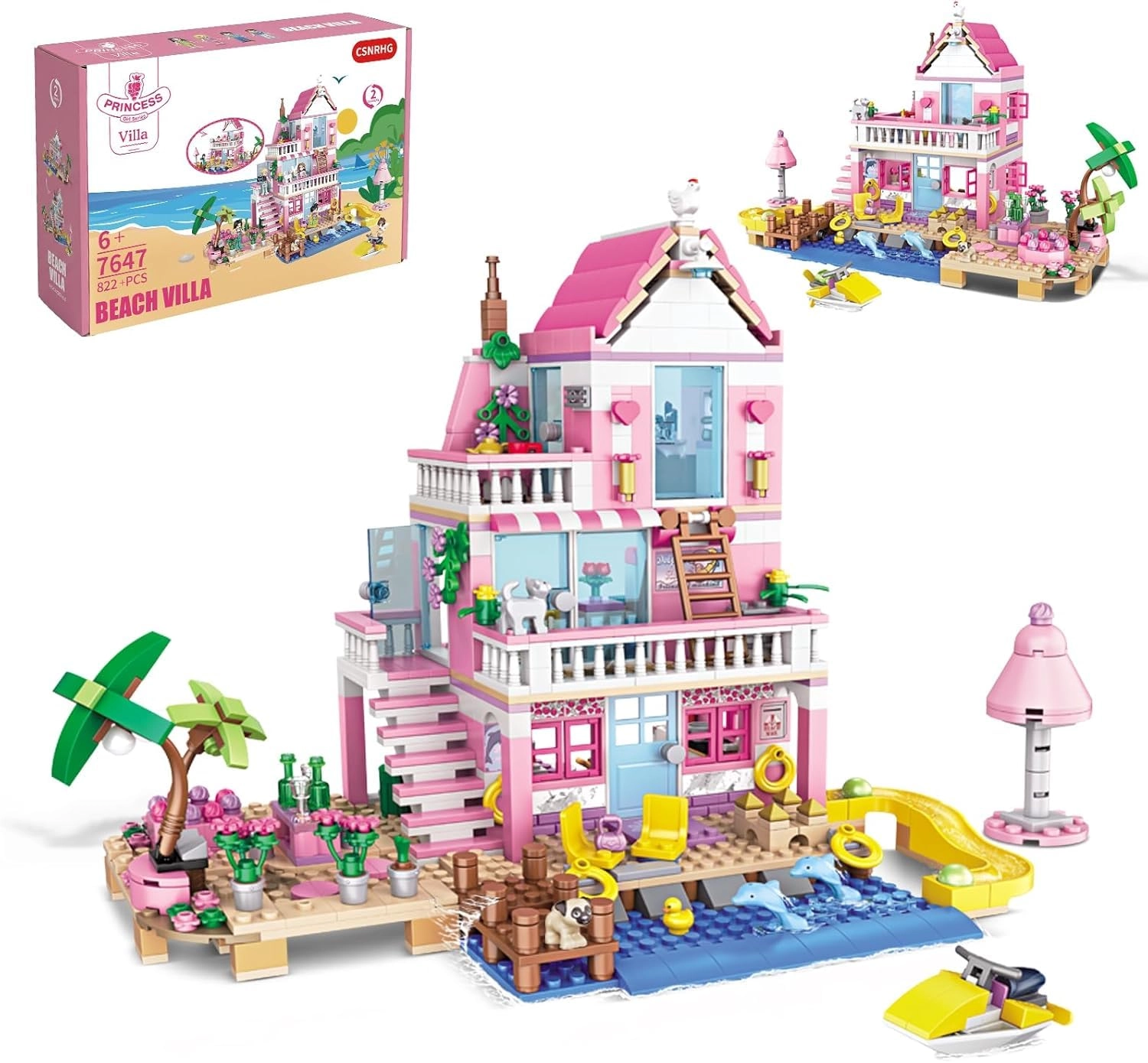 SLEEPHEAD Seaside Beach Villa - Pink Friends