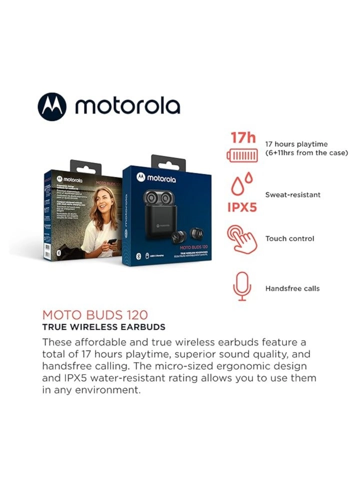 Moto Buds 120 Wireless Earbud