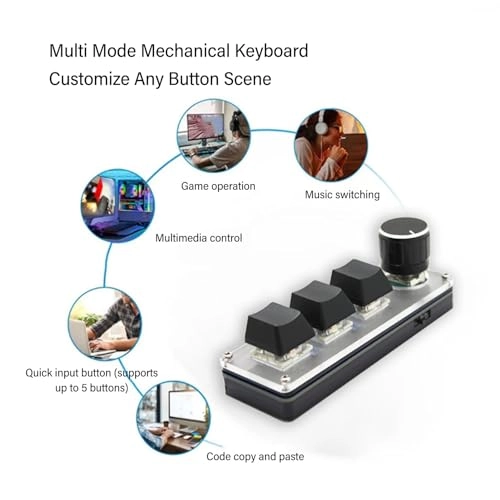 Mini Mechanical Gaming Keyboard - Wired/Wireless