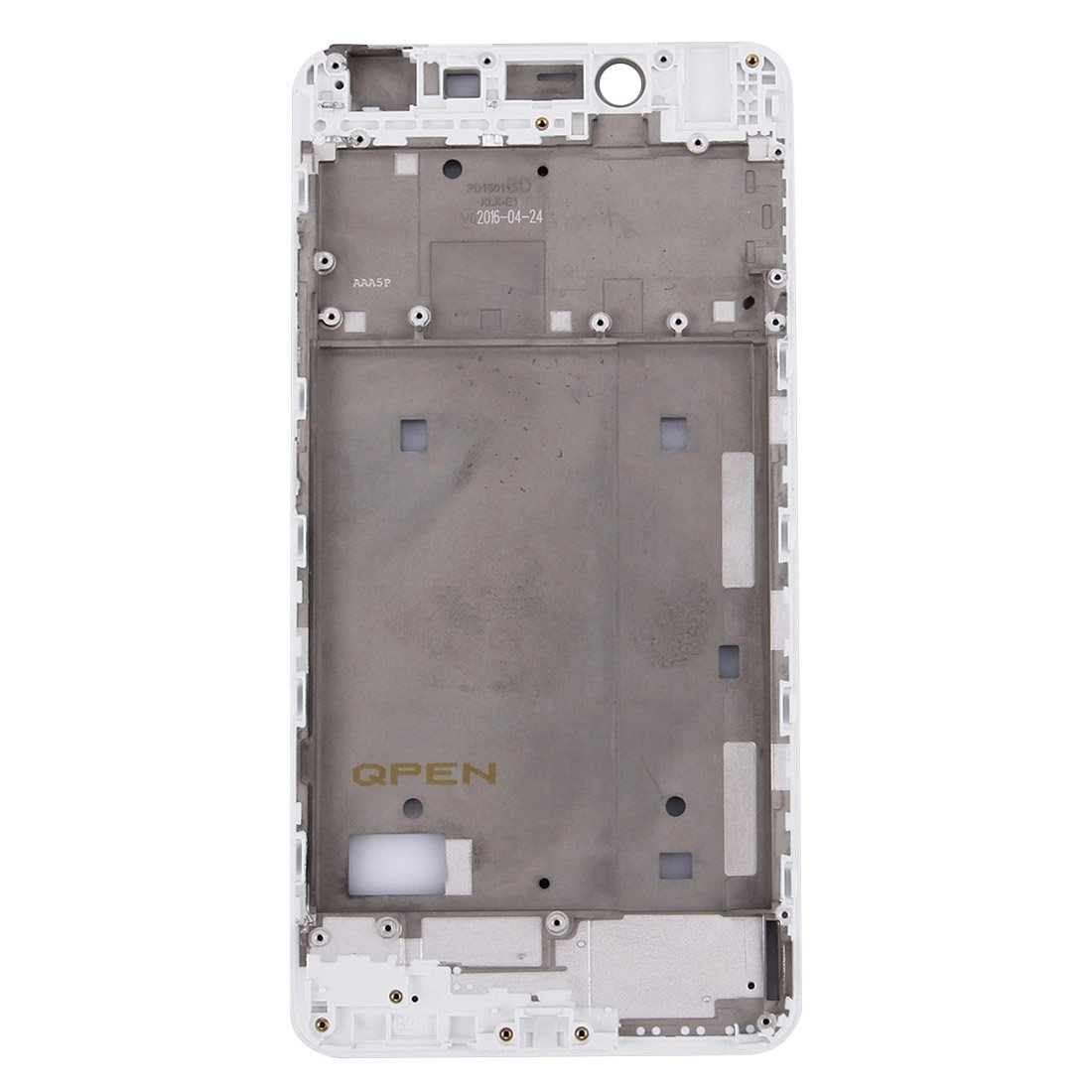 LxiJok Vivo X6 Plus Front Housing LCD Frame Bezel Plate - White