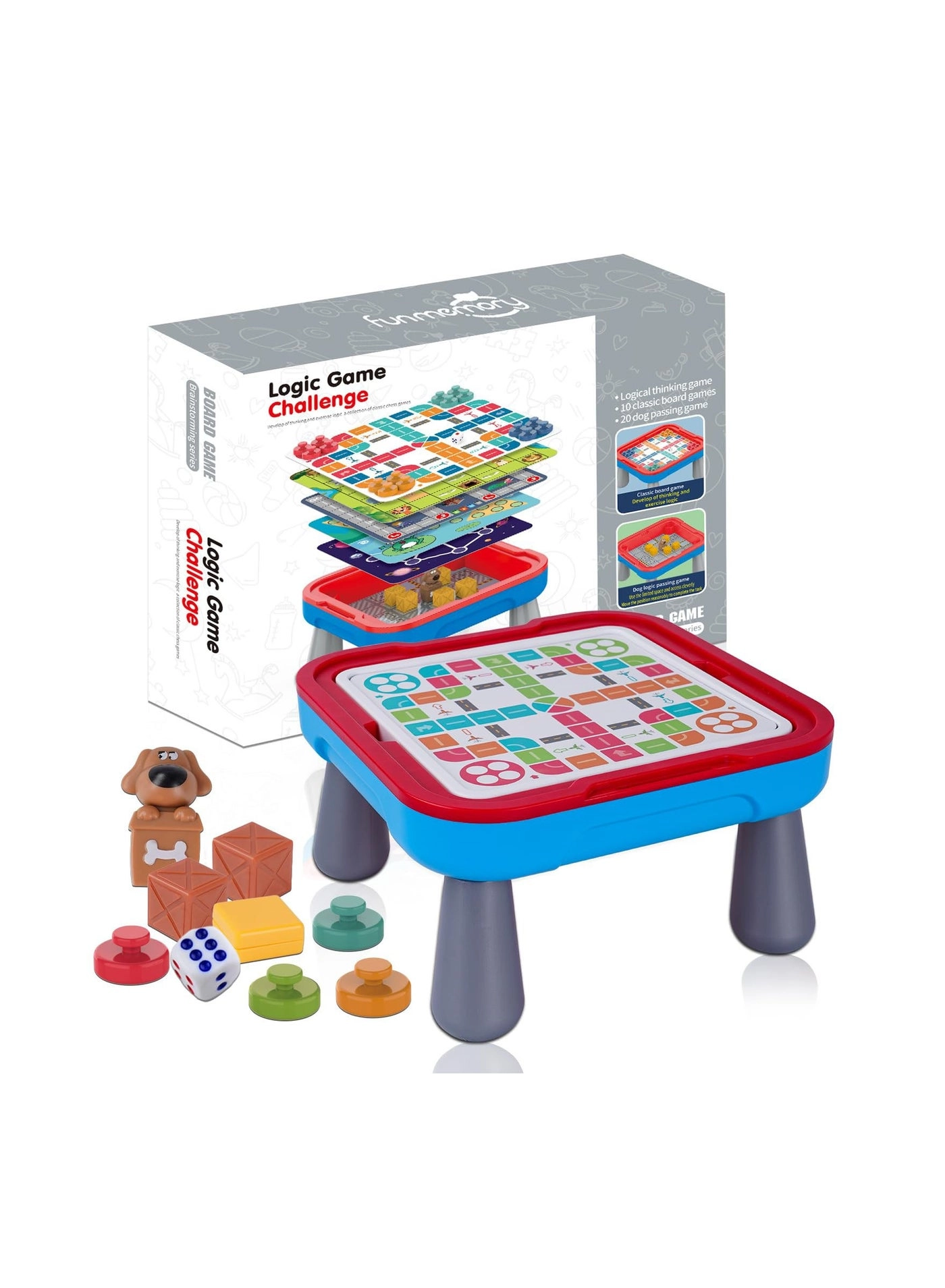 Logic Game Challenge - 3 Levels Portable