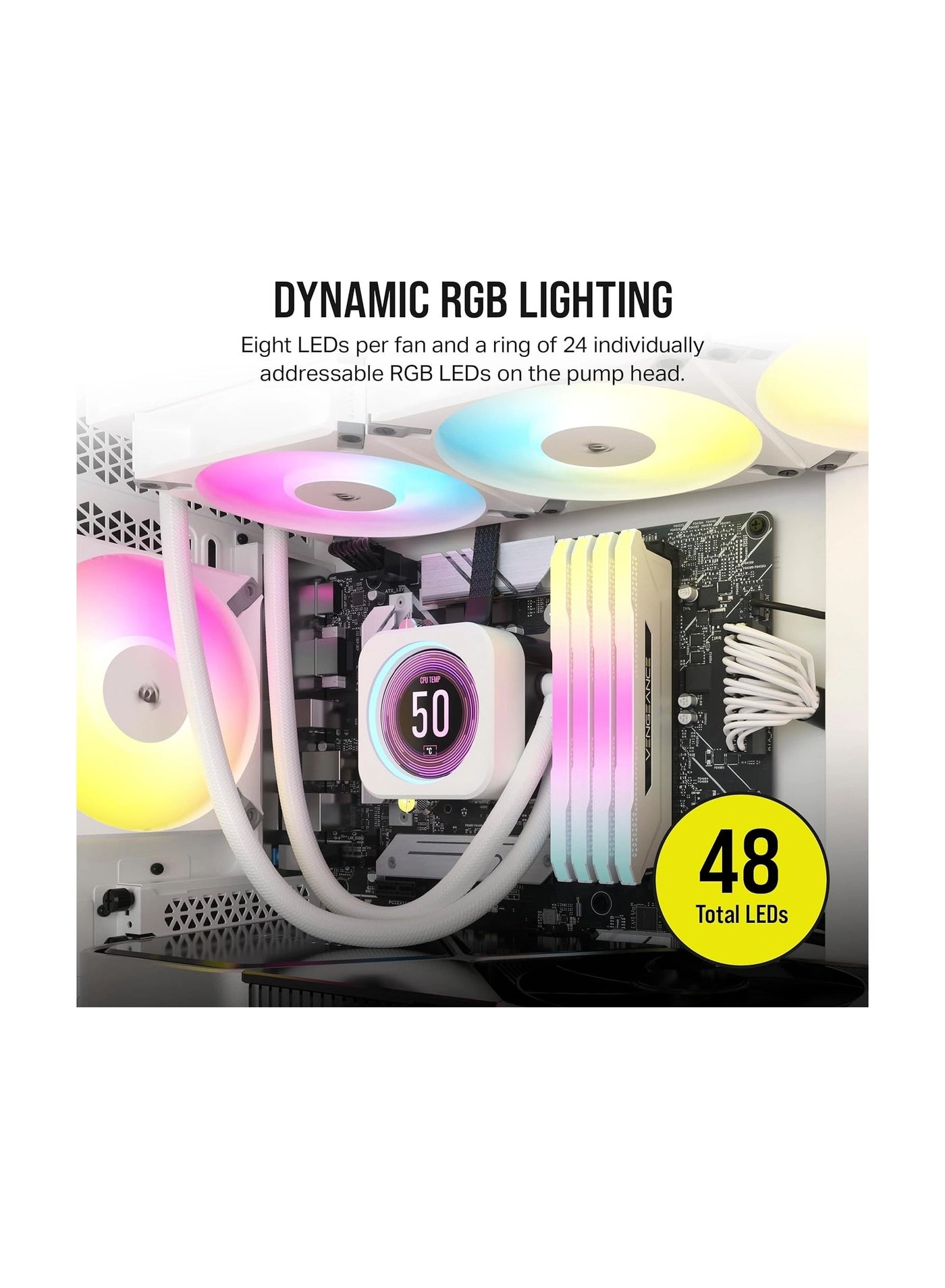 iCUE H150i Elite LCD XT - Three AF120