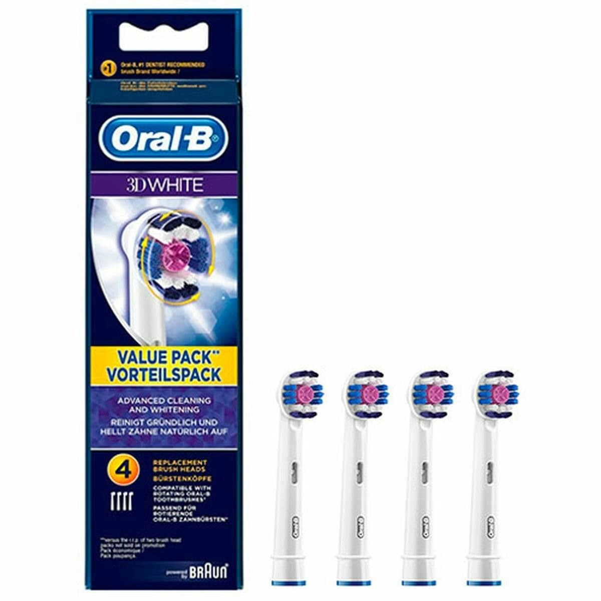 3D White - Pack of 4 White