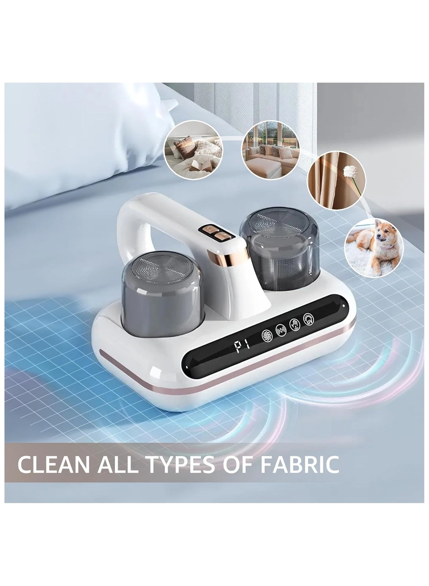 Bed Vacuum Cleaner - 100W 8kPa/10kPa 210ml