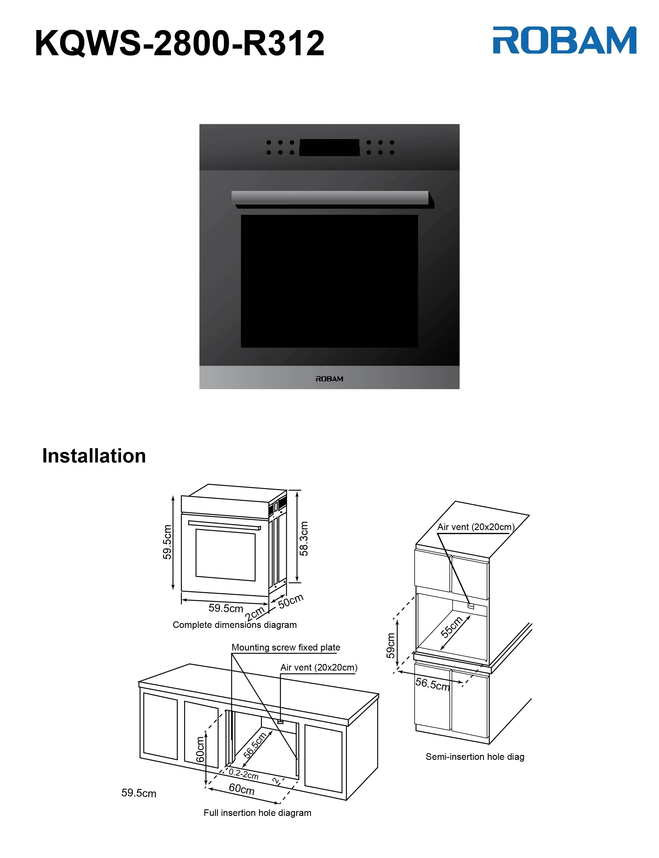 KQWS-335-RQ335 Microwave Oven
