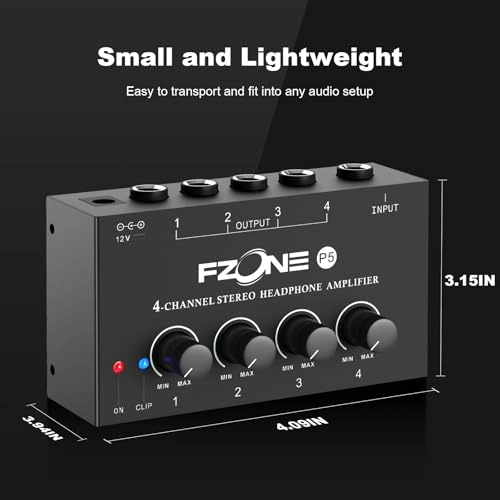 P5 - 4-Channel Headphone Amp In-Ear Mono/Stereo