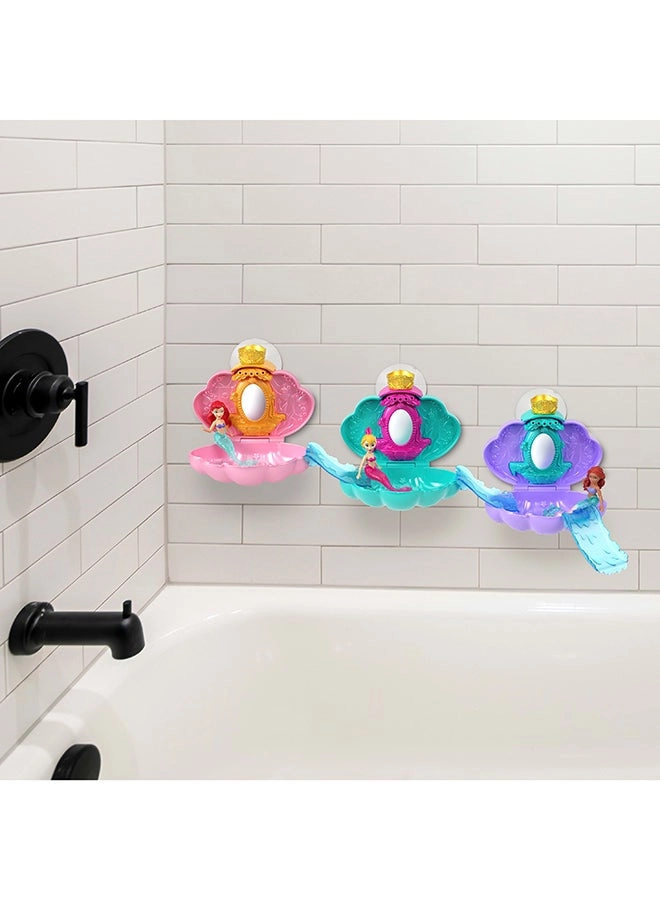 Mermaid Bath Reveal - Shell Playset Slides Ages 3+